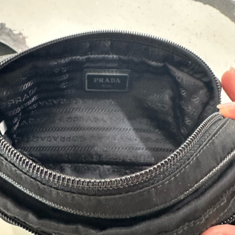 Prada Women's Nylon Belt Bag - Black - M - Picture 4 of 6